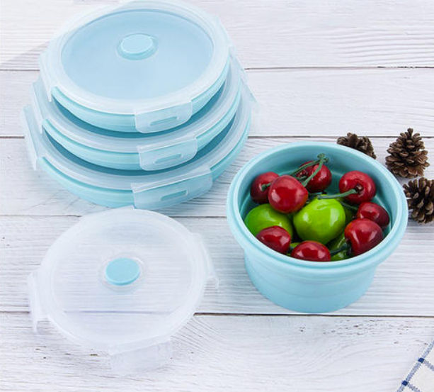 硅膠折疊碗 硅膠折疊碗